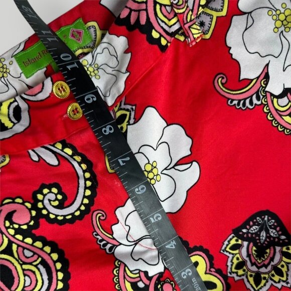 Island Republic 2 Pc Set Woman's Jacket 12 Pants 6 Cotton Blend Pant Suit - Picture 15 of 16